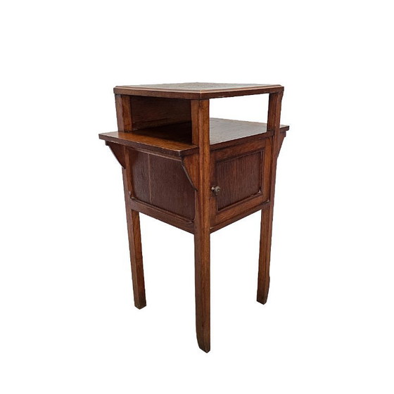 Image 1 of Frans Arts and Craft eiken kastje, begin 1900