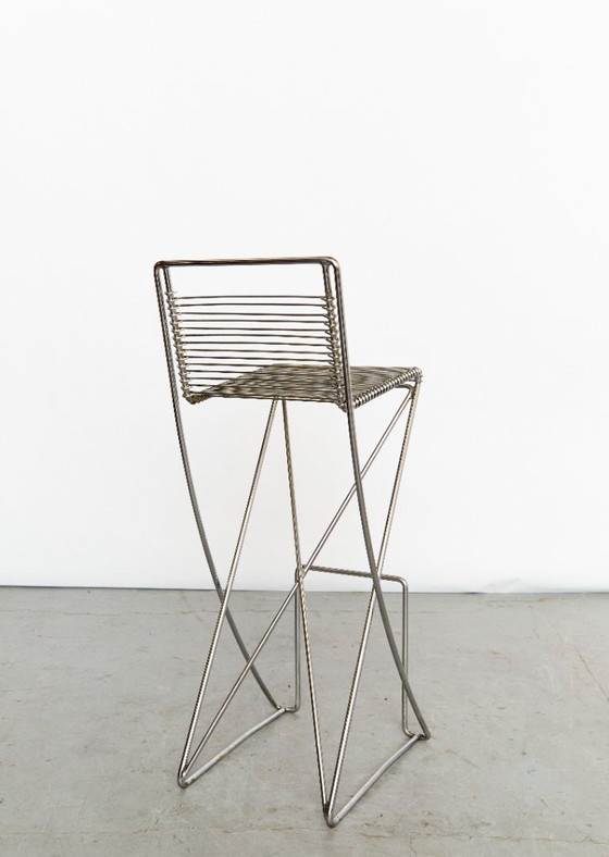 Image 1 of Till Behrens Kreuzschinger Barhocker für Schublach I Set of Four