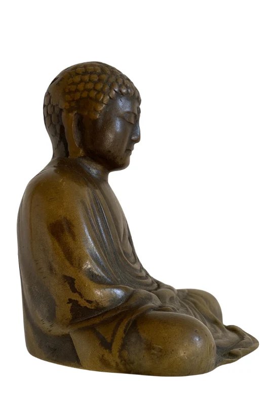Estatua japonesa de Buda de bronce macizo – Esculturas, Bronze (photo 6 of 11)