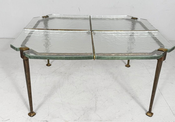 Image 1 of Brutalist side table/coffee table from the 1980s by Lothar Klute, Germany.