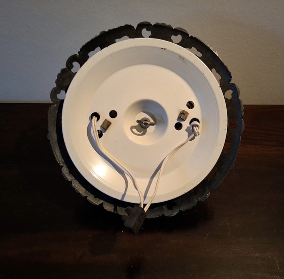 Image 1 of Lampe de plafond vintage/ brocante avec rosette rand