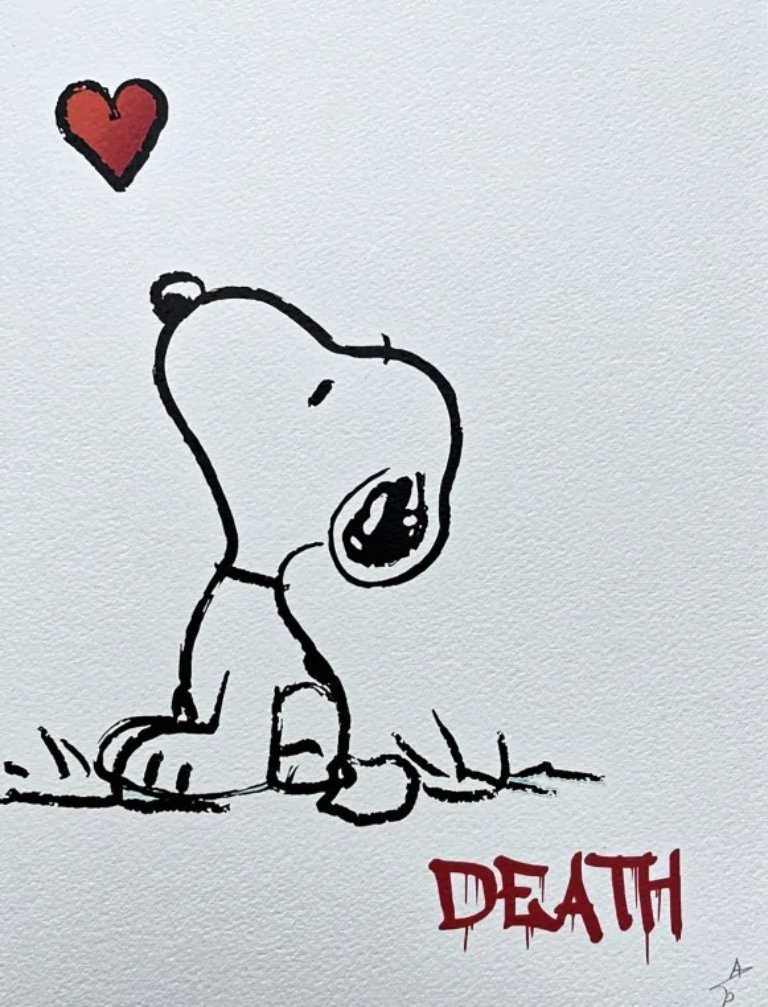 Death Nyc - Banksy Love Rat and Snoopy Limited Edition With