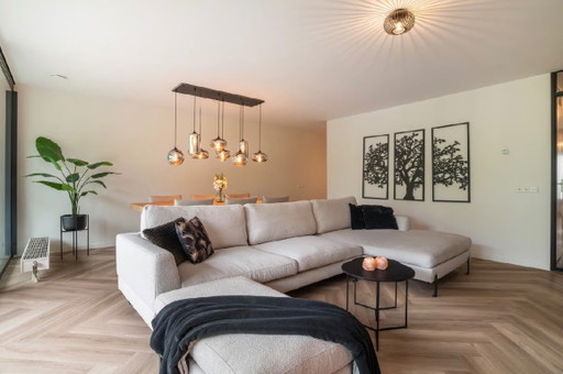 Piet Klerkx hoekbank Pompei + hocker | licht beige
