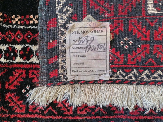 Image 1 of Tappeto persiano Belouch fatto a mano