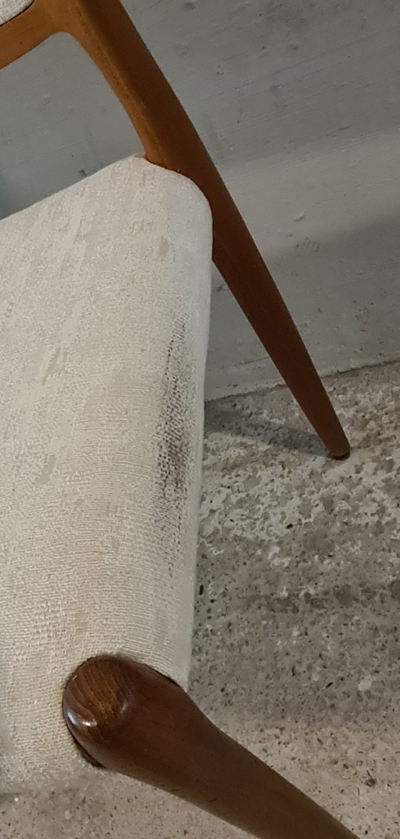 Image 1 of 5 Vintage, design stoelen. Niels O. Møller Danmark Model 80