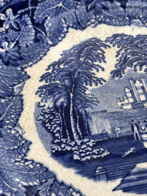 Image 1 of Mason's Ironstone bord uit de serie "Vista", vervaardigd in Engeland
20 cm diameter 