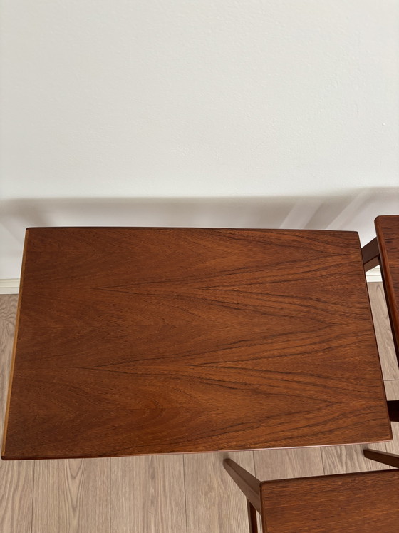 Mimiset Vintage Danese / Tavolini a Incasso Teak Forma Organica – Wood (photo 8 of 11)