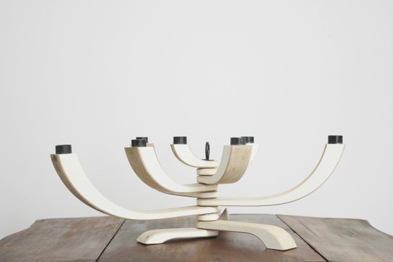 Bougeoir à 7 bras Nordic Light, Jonas Grundell pour Design House Stockholm, candélabre de style menorah (photo 4 of 18)