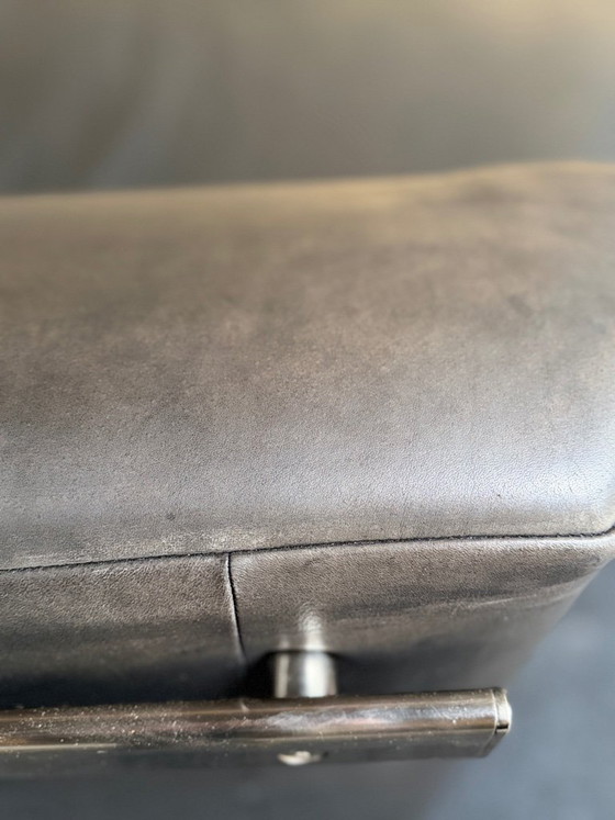 Image 1 of Rolf Benz bank en 2 fauteuils zwart leer