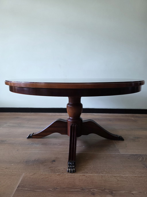 Mesa de centro vintage de 99 cm con tablero de madera 3D