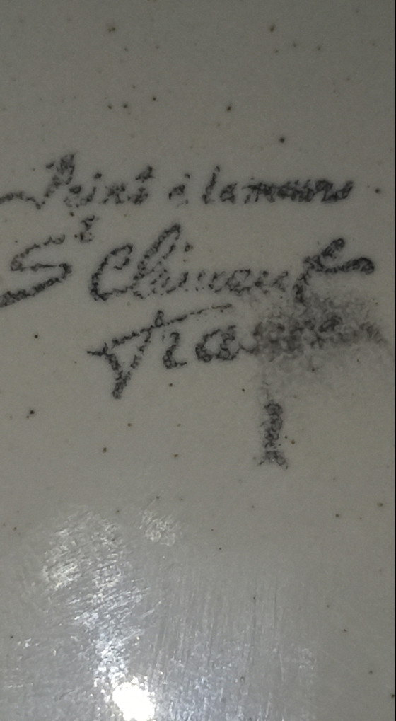 Rare XL Mid-Century Floor Vase – Saint-Clément France (47 cm) – Saint Clement, Ceramic (photo 5 of 7)