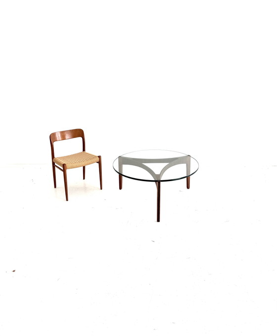 Table basse vintage en teck et verre, Sven Ellekær ‘60 – Tables basses, Wood, Glass (photo 6 of 11)
