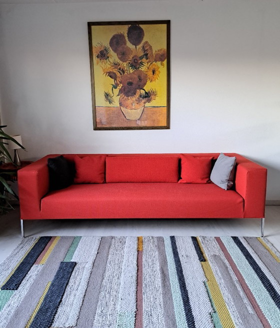 Image 1 of Beautiful red wool 4-seater from MDF Italia, model Allen / Bruno Fattorini