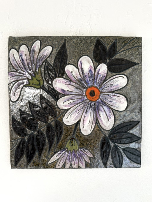 Vintage Keramikwandfliese, Ruscha Keramik ‘60 – wanddecoratie, Ceramic
