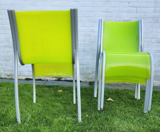 Image 1 of Raro set di sedie Kartell "Fantastic Plastic Elastic" - Ron Arad