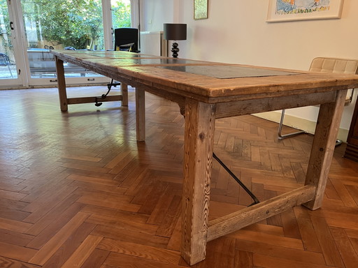 Large Dining Table – eettafels, Wood, Stone