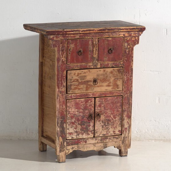 Mobile orientale antico con patina rossa (c.1900) #77 – Cassettiere (photo 5 of 40)