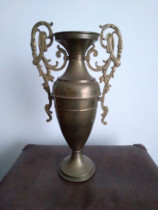 Large antique ear vase