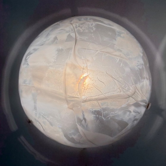 Image 1 of Paire d'encastrés hillebrand en verre de Murano, 1970