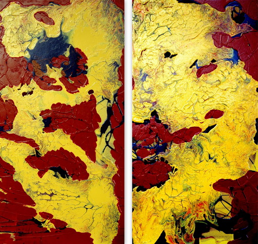 CB. Petit vieillard et dame (diptyque)