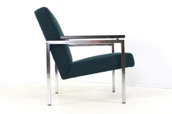 Image 1 of Gijs van der Sluis fauteuil no 30 stoel nieuw gestoffeerd vintage