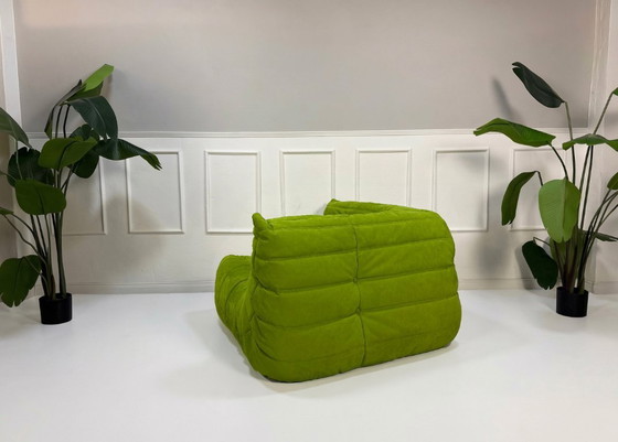 Image 1 of Ligne Roset Ensemble Canapé Design Togo Alcantara Vert