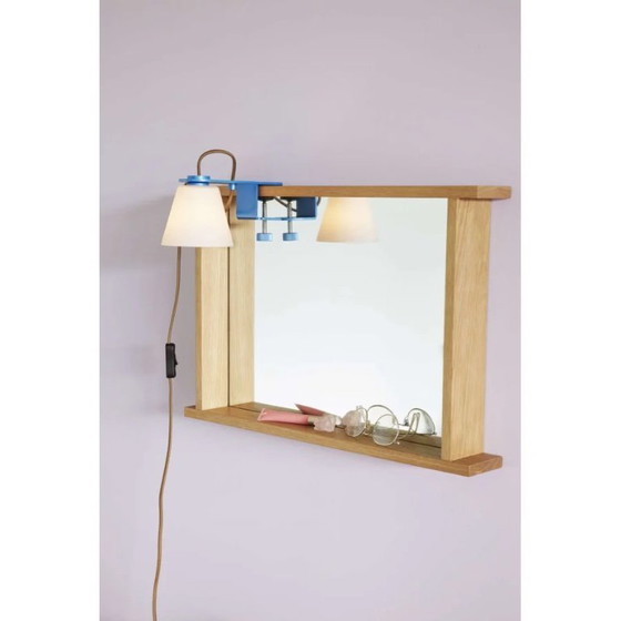 Image 1 of In vendita: specchio Hübsch Forma 40x60 cm, impiallacciato in rovere, nuovo!