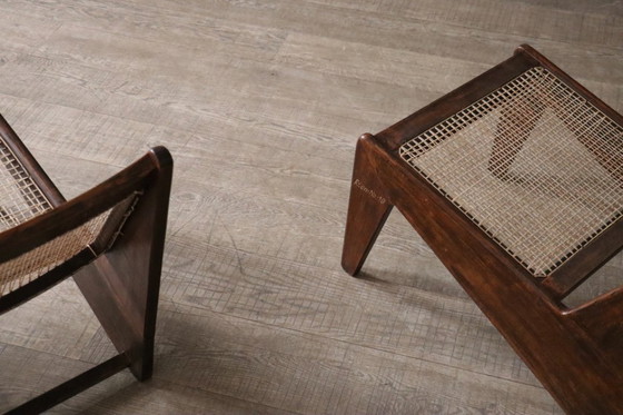 Image 1 of Pierre Jeanneret Kangaroo Chairs PJ-SI-59, India, 1955