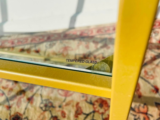 Image 1 of Contemporary gold-colored rack