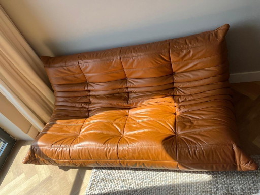 Ligne Roset Togo 3 Zits Bank (Michel Ducaroy) – 3 5 zitsbanken, Leather (photo 2 of 5)