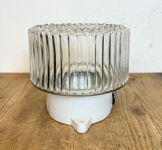 Image 1 of Lampada da soffitto o da parete vintage in porcellana bianca, anni '70