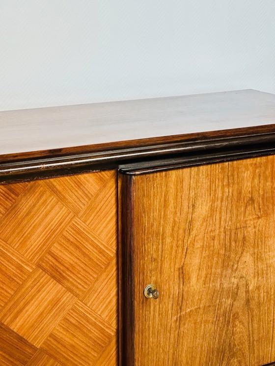 Image 1 of Credenza Art Déco in noce, Francia, 1950