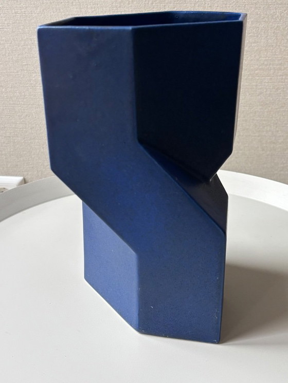 Image 1 of Vaso in ceramica Jan van der Vaart blu