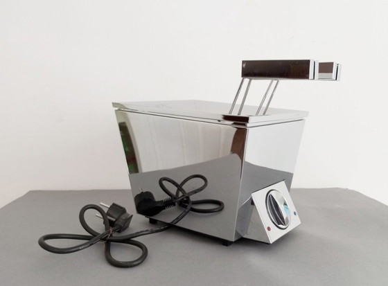 Image 1 of Luca Trazzi 'Cube' industrial/postmodern toaster - Vica Versa Italia 1990s RRR