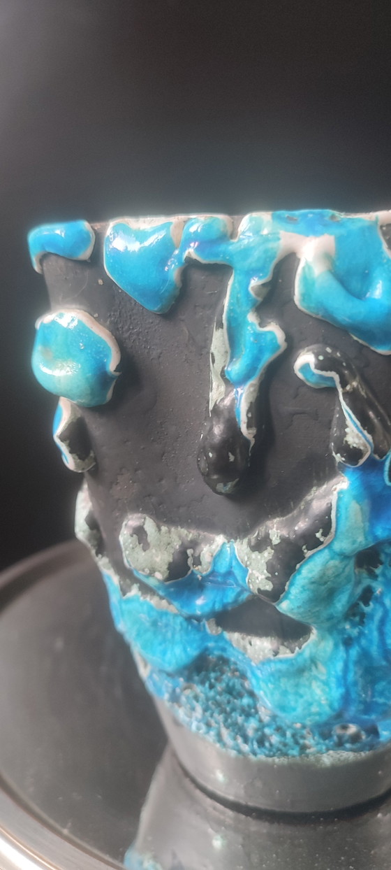 Image 1 of Frühstücksset, Cyclope-Keramik, Glacier Enamels, Charles Cart