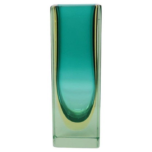 Jarrón pequeño de cristal artístico de Murano, década de 1970