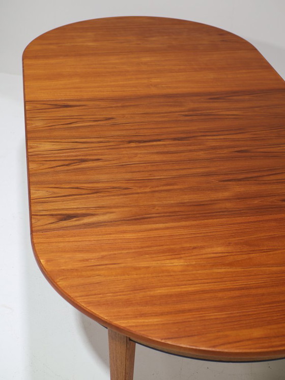 Image 1 of Extendable dining table Omann Jun 55 teak vintage Danish
