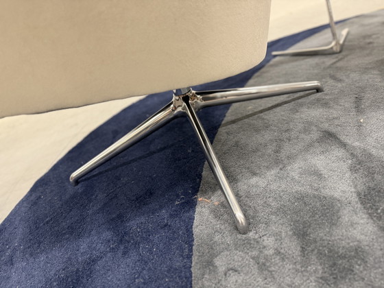 Image 1 of 2 Leolux Lanah Swivel Armchairs 