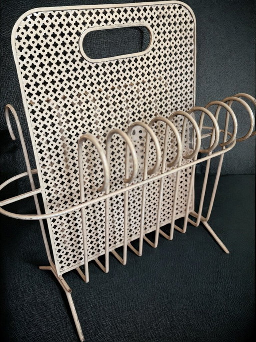 Mathieu Matégot, "Cap d'Agde" magazine rack, France circa 1953-55