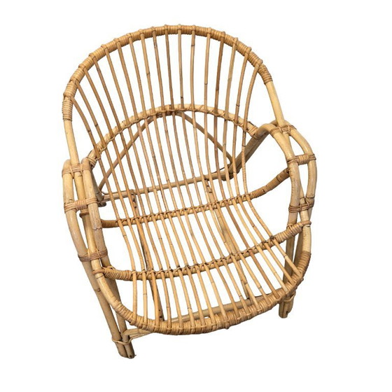 Image 1 of Vintage rattan tub chair
