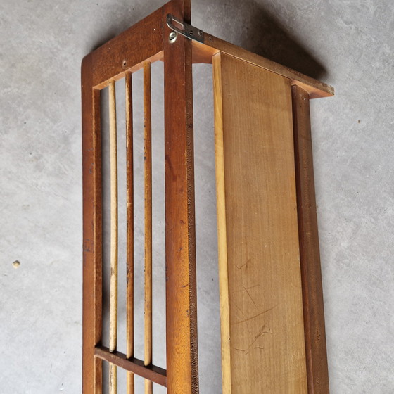 Image 1 of Appendiabiti vintage anni '60, appendiabiti da parete in legno danese