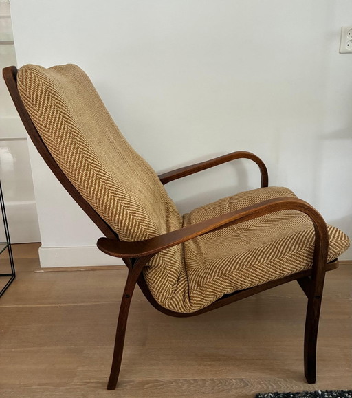 Swedese Fauteuil Yngne Ekstrom – Wood, Textile