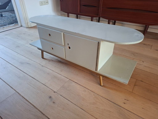 Vintage houten TV kastje