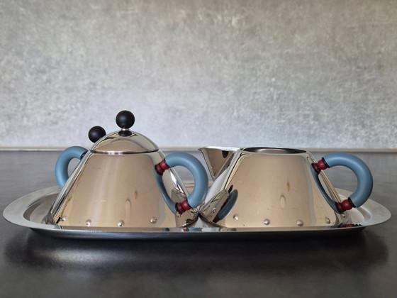 Image 1 of Alessi Michael Graves, 1985, Milchkännchen und Zuckerdose