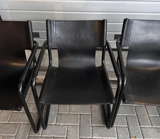 Image 1 of 6x Linea Veam Mart Stam design stoelen