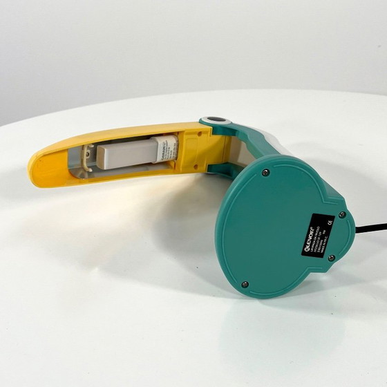 Image 1 of Lampe Toucan Vert Mer et Jaune par H.T. Huang pour Huanglite, années 1980