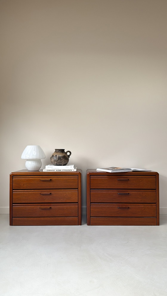 Image 1 of Cassettiera/comodini vintage in legno Hülsta