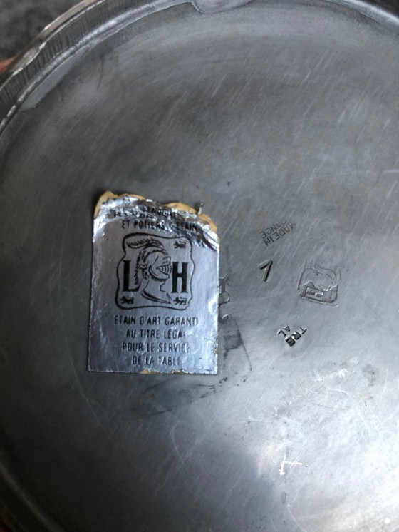 Image 1 of Brocca/brocca in peltro "l'arte del cavaliere in peltro"