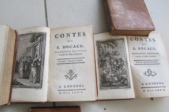 Image 1 of Cuentos de J. Boccaccio, Londres, 7 volúmenes, 1779