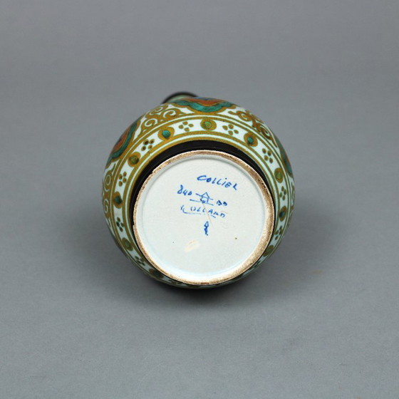 Image 1 of Gouda, South Holland - earthenware pipe vase - Collier decoration - 1920s